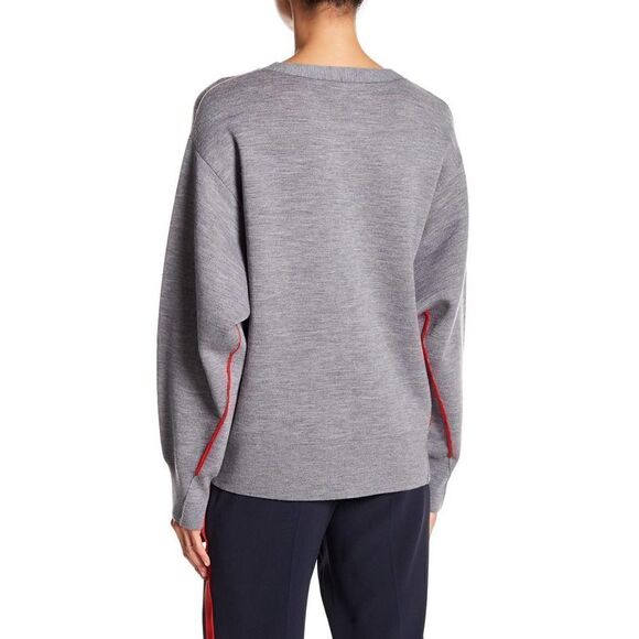 Rag & Bone Long‎ Sleeve Side-Button Merino Wool Sweater - Picture 2 of 9